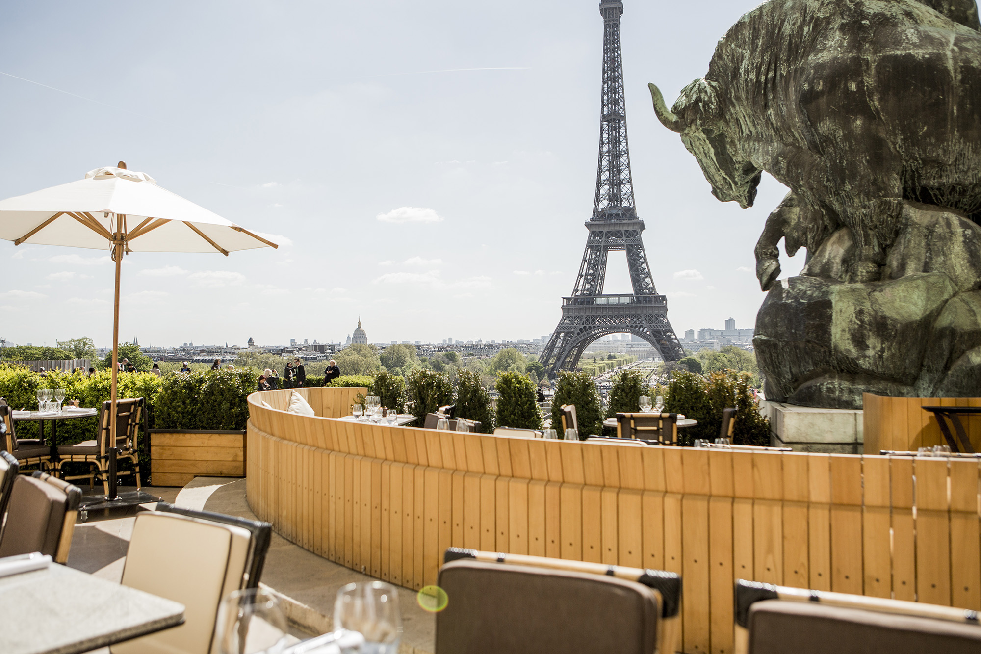 Франция ресторан Эйфелева башня
